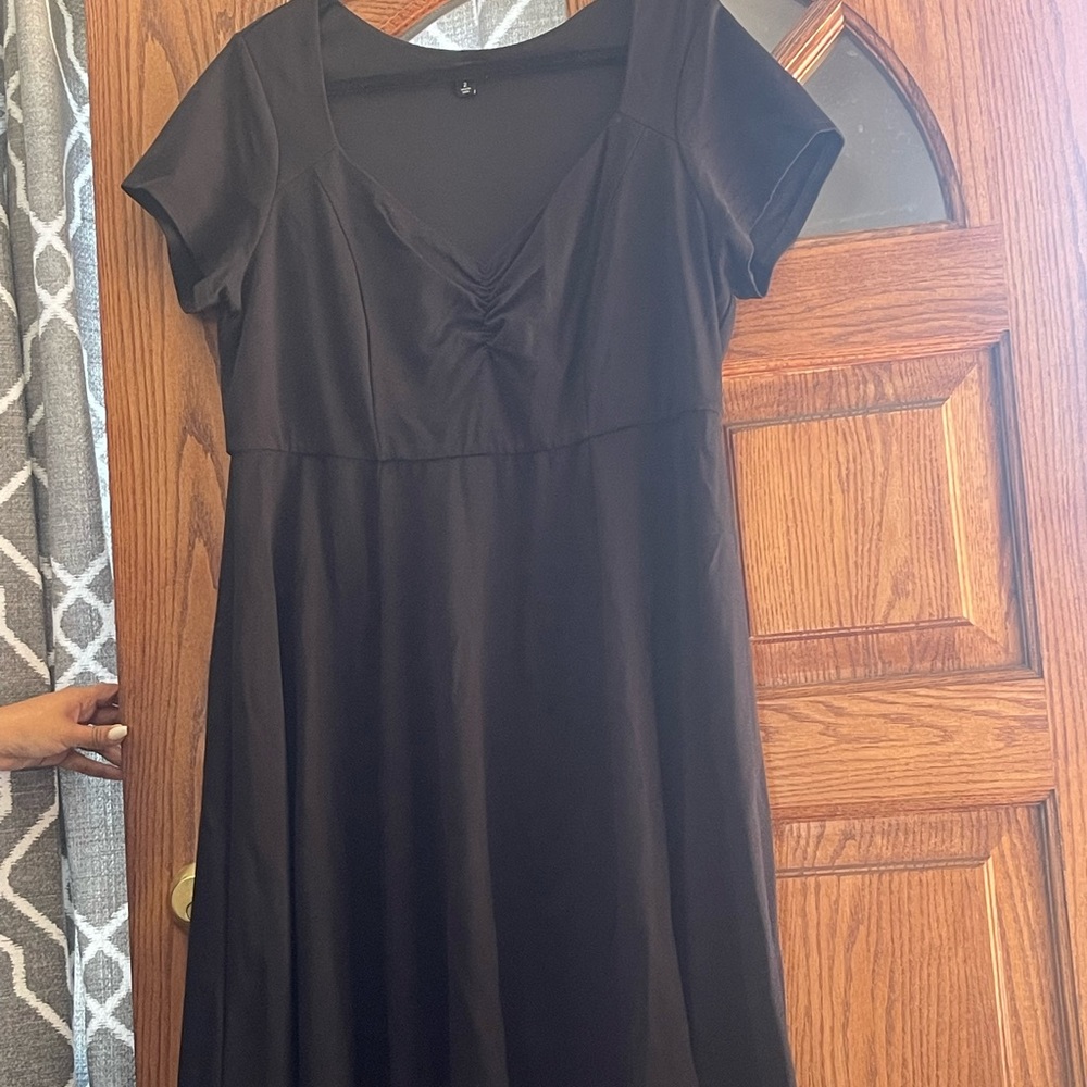 Above the knee black dress